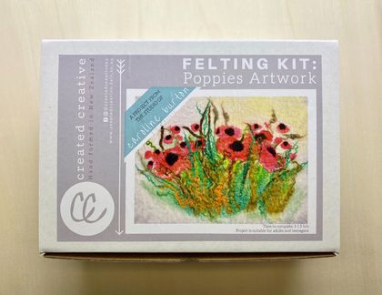 Poppies Artwork Felting Kit